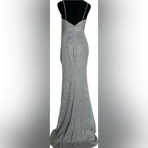 Sparkling Gown - Custom Sparkles On The Modeled Silk Dress. Never Worn. 00-2